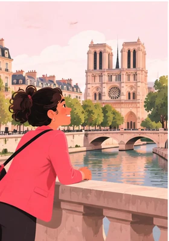 La conciergerie sur les quais face à Notre-Dame de Paris