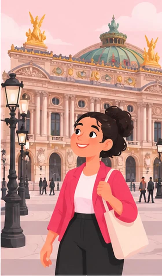 La conciergerie devant l’Opéra Garnier