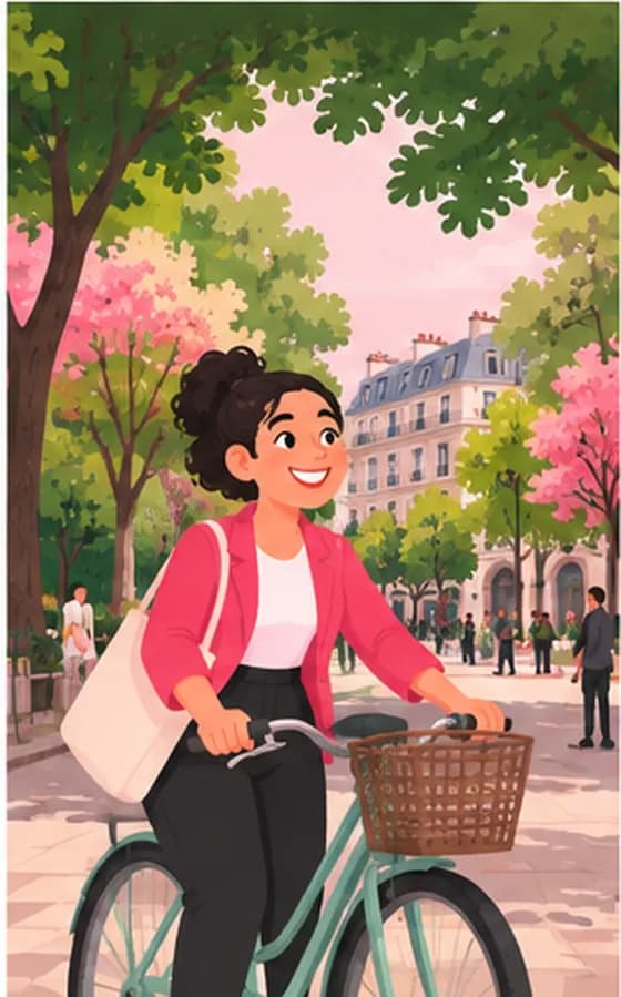 La conciergerie à vélo dans un parc des Batignolles